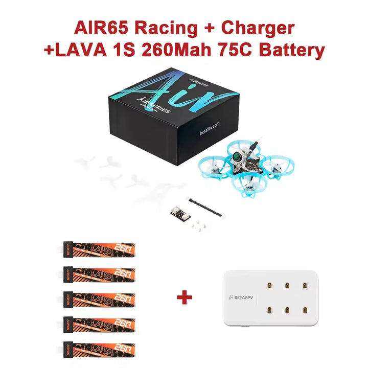 BETAFPV Air65 Brushless Whoop Quadcopter - 5-in-1 65mm FPV Racing Freestyle Drone RTF