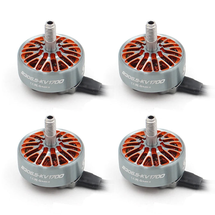 SPARKHOBBY XSPEED 2306.5 Pro 1700KV 2450KV Brushless Motor 3~6S Lipo 5mm Shaft Suitable for 5~6inch Propeller Racing Drones DIY