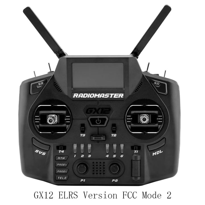 Pre-Order Radiomaster GX12 1000HZ 3D Digital CNC Hall Gimbal Dual Band Antenna Gemini XROSSBAND EXpressLRS Radio Controller