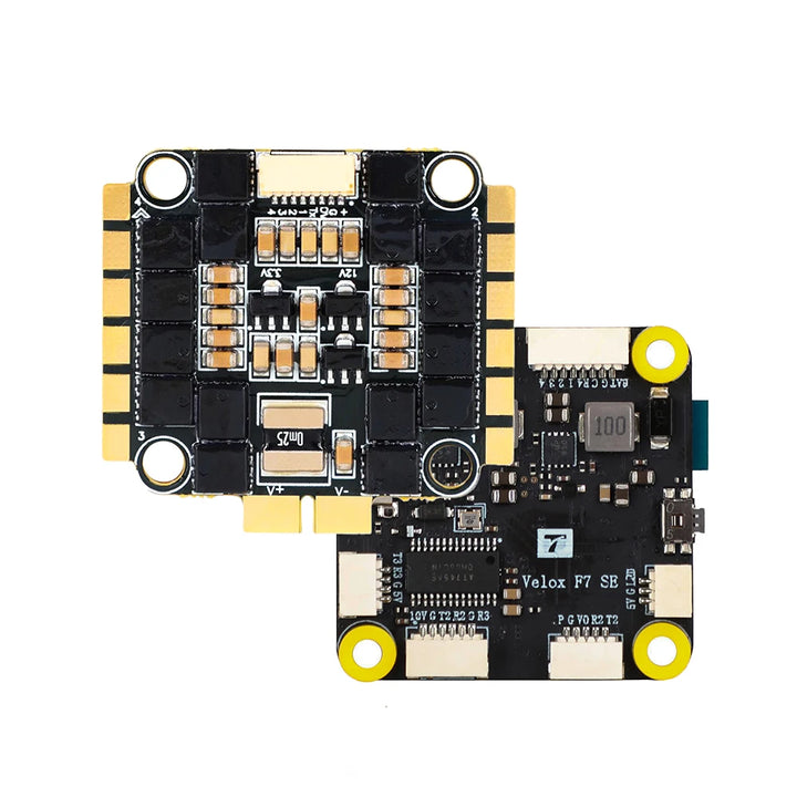 T-MOTOR F7 Stack-Velox CINE F7 FC+V50A SE 4-in-1 ESC MCU: STM32F722