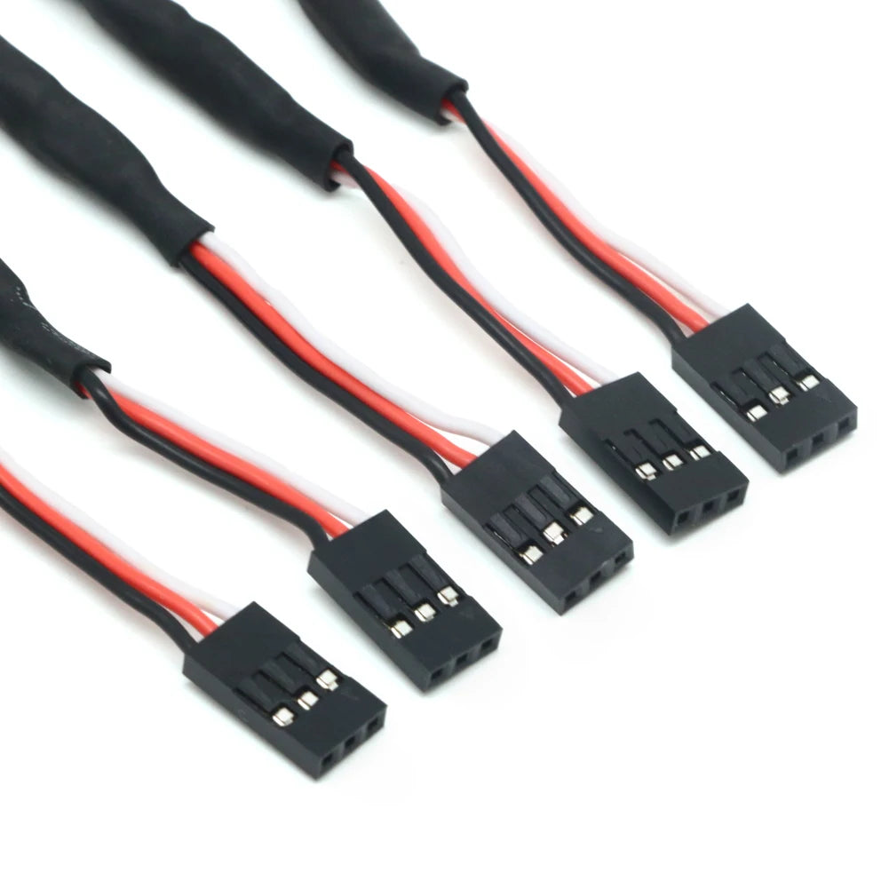 5pcs/lot 150mm 300mm 500mm RC Servo Y Extension Cord Cable Lead Wire for JR Futaba Rc Battery Drone Car Boat Helicopter Airplane