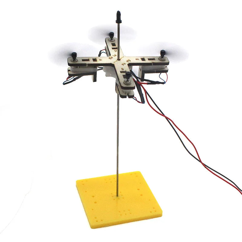 DIY drone model helicopter science teaching aids toys physics exploration games children learn to assemble puzzle toys