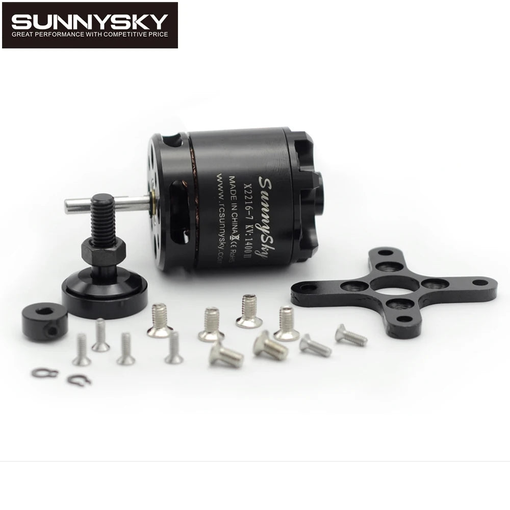 SunnySky X2216 2216 880KV 1100KV 1250KV 1400KV 1800KV 2400KV II Outrunner Brushless Motor For RC Models 3D airplane