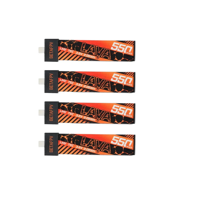 BETAFPV  LAVA 1S 550mAh 75C Battery (4PCS) for Meteor75  Cetus Pro Cetus X FPV