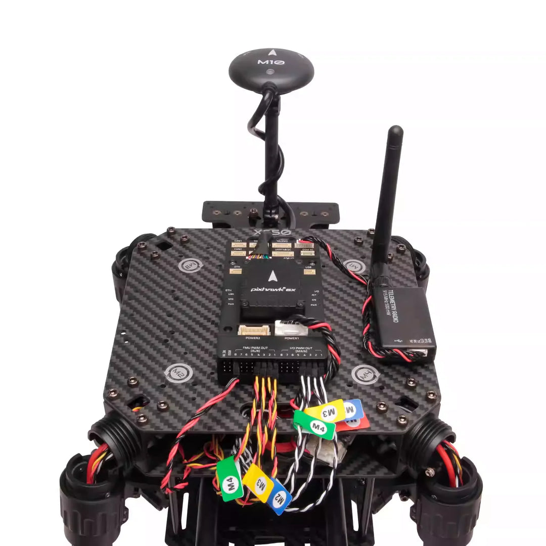 Holybro X650 650mm Hexacopter — ARF Kit / Development Kit, Pixhawk 6C / 6X FC, M10 GPS, 915/433MHz Telemetry