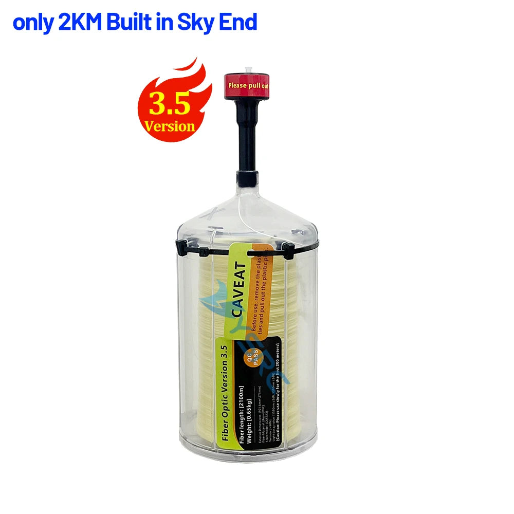 FPV Drone Optical Fiber Image Data Module 1km/2km/3km/5km/10km Anti-interference Relay Extender Optical Link Sky Up to 20km
