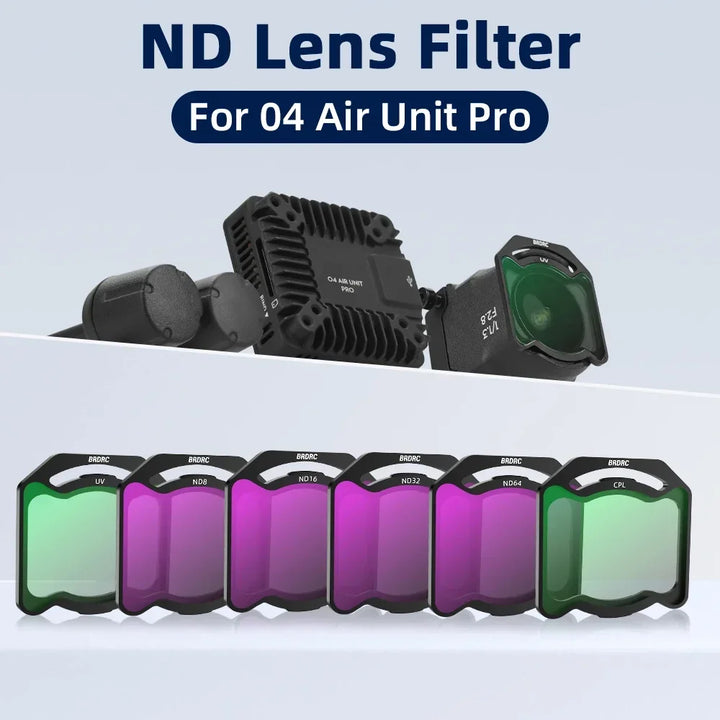 ND Lens Filter for DJI O4 Air Unit Pro Optical Glass Lenses Adjustable Filter Set ND8 ND16 ND32 ND64 UV CPL Accessories