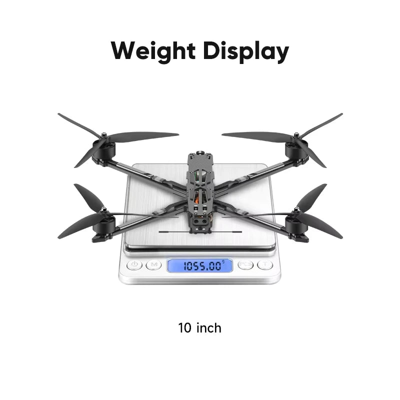 SL Airforce SL-X10M 10 Inch FPV Drone Racing 165KM/h 30min Distance Rated Load 3.5KG Quadcopter Camera Drones Max Takeoff 6KG