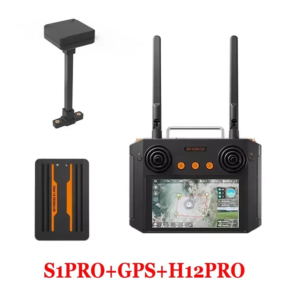 Skydroid S1 Pro RC Transmitter System — 5.8GHz 1080p FPV Video, H12Pro Ground Station, GPS & Camera Bundle Options