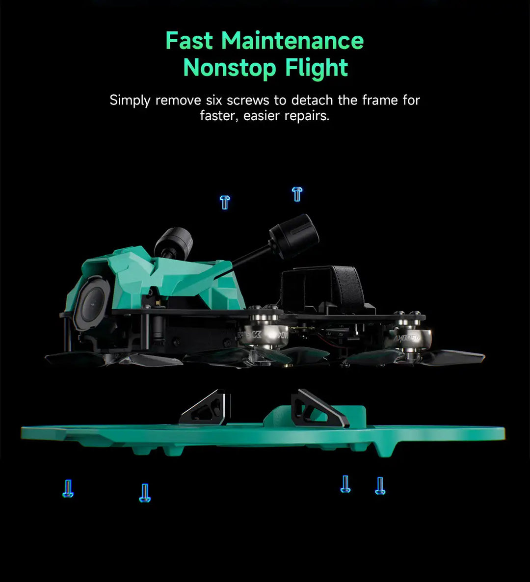 Sub250 DollyFly25 V2 2.5Inches WTFPV FPV Drone Freestyle Quadcopter with PNP/ELRS2.4 Receiver XT30U Connector for DIY