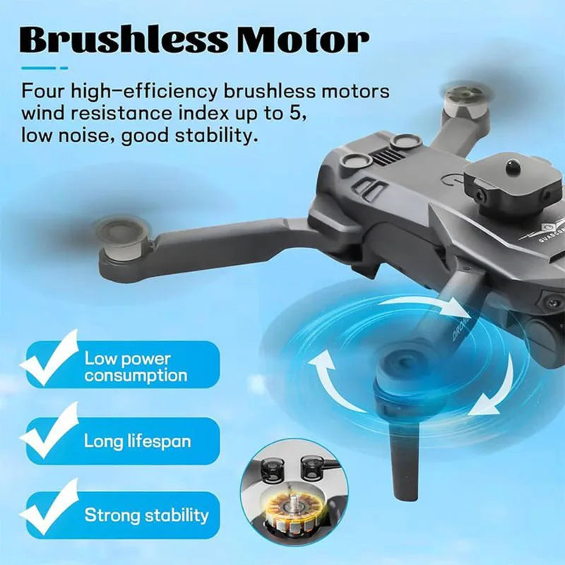 KF109 Brushless Remote Control Drone Optical Flow Positioning Obstacle Avoidance HD Toy Aircraft