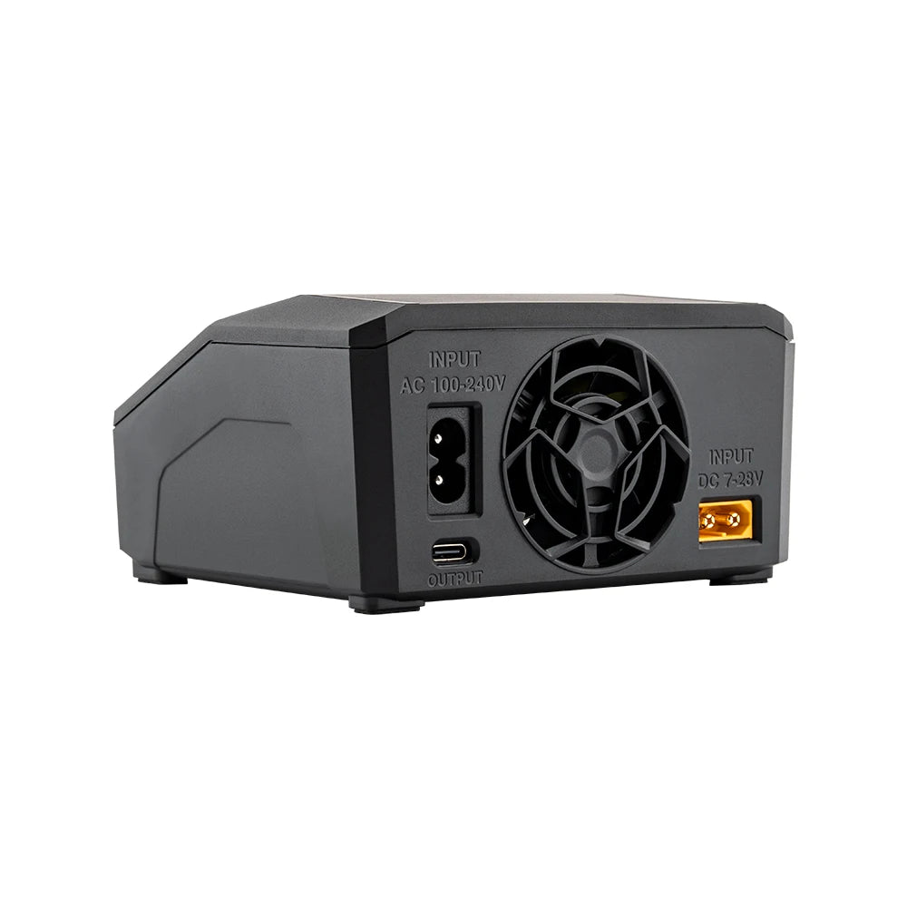 ToolkitRC M6DAC V2 Dual Channel Smart Lipo Battery Charger Discharger AC 200W DC 400WX2 16A for 1-6S LiHV LiPo PD 65W Model Car