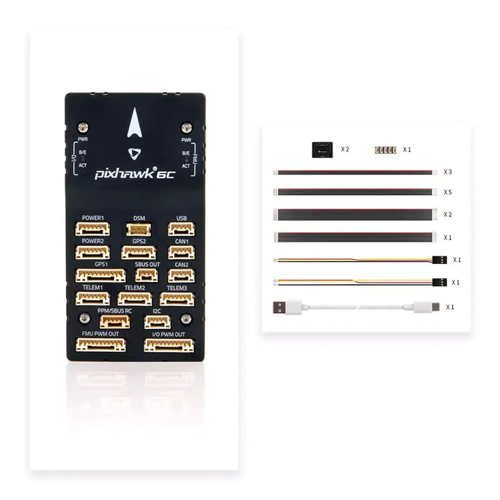 Holybro Pixhawk 6C Flight Controller — PX4/ArduPilot, Metal Shell, M10/M9N GPS Options