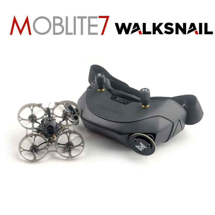 HappyModel Moblite7 Walksnail V2 1S 75mm HD Brushless Whoop SuperbeeF4 Lite EX1002 KV20000 Walksnail Avatar Mini 1S Kit