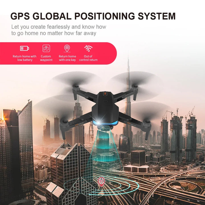 F188 Drone with 5G Wifi GPS Brushless Motor 6K HD Camera Long Flying Time Remote Control Quadcopter