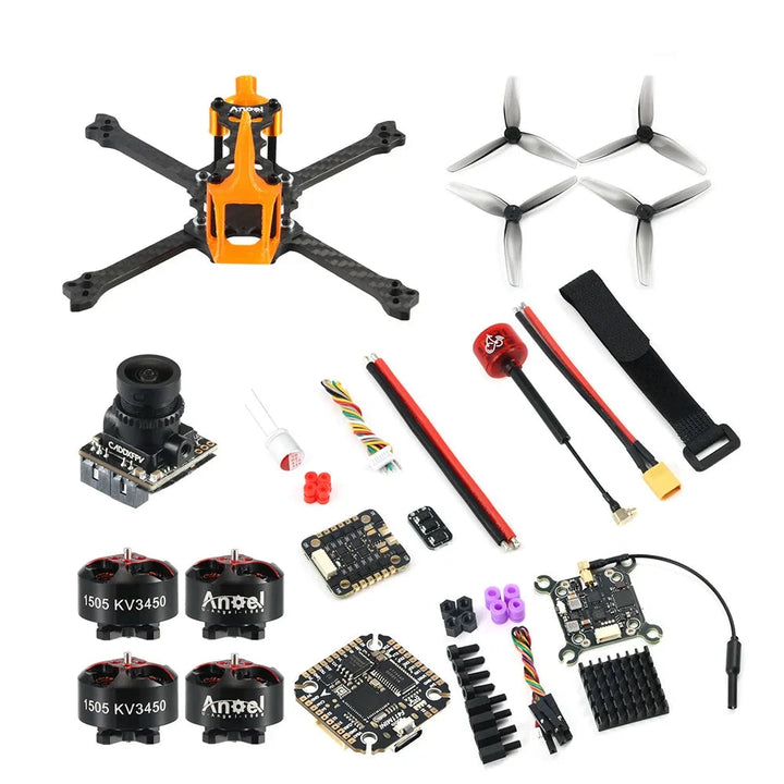 Angel35 3.5" Micro Freestyle FPV Drone BNF — 4-6S, 1606 2750KV, F405 FC, 40A ESC, 1200TVL, 1W VTX, ELRS