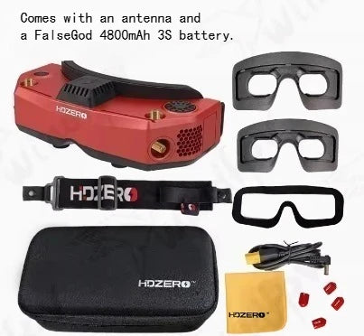HDZero Goggle 2 FPV Digital Goggles — HD Low-Latency, Customizable Lenses, MIPI