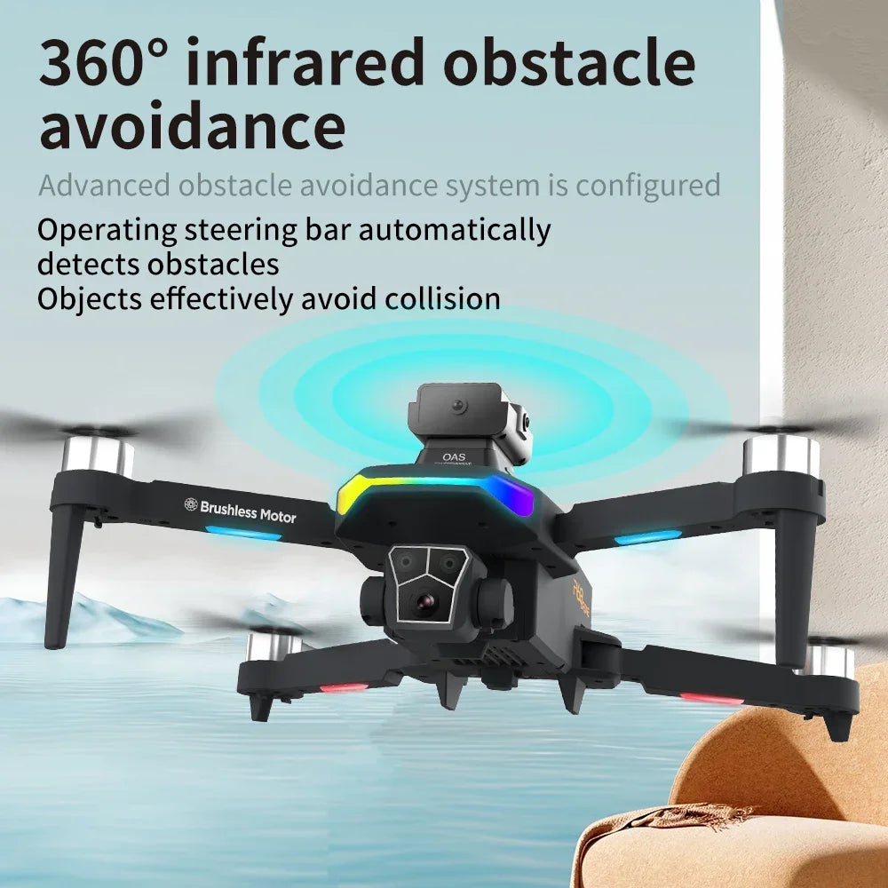 2024 New Drone 8K Ultra HD Camera All-round Obstacle Avoidance Aerial Photography Mini Dron RC for Kids Gift