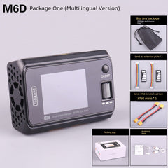 Toolkitrc M6d Summer Special Edition Balance Charger 6S Lithium Battery Dual-Channel 500W Model Aircraft UAV FPV
