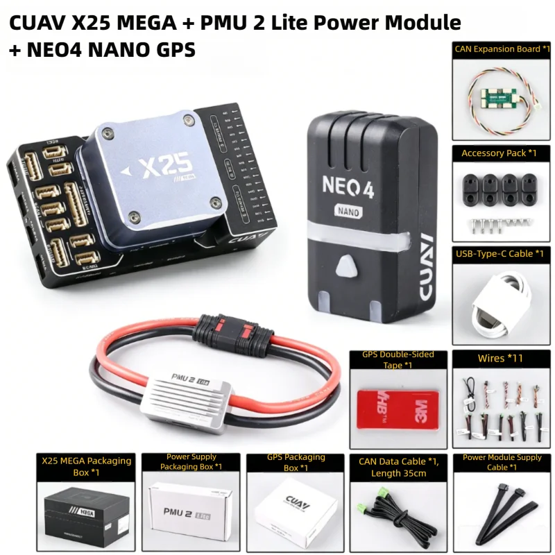 CUAV X25 MEGA Industrial ArduPilot/PX4 Flight Controller