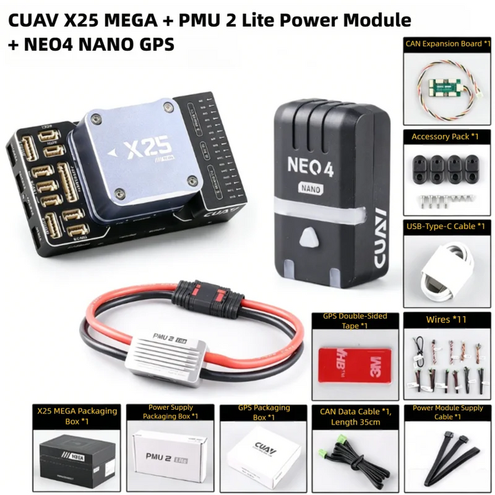 CUAV X25 MEGA Industrial ArduPilot/PX4 Flight Controller