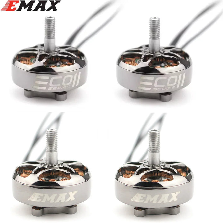 4pcs/lot EMAX ECOII Series eco ii 2807 6S 1300KV Brushless Motor For 7'' FPV Racing RC Drone Diy parts