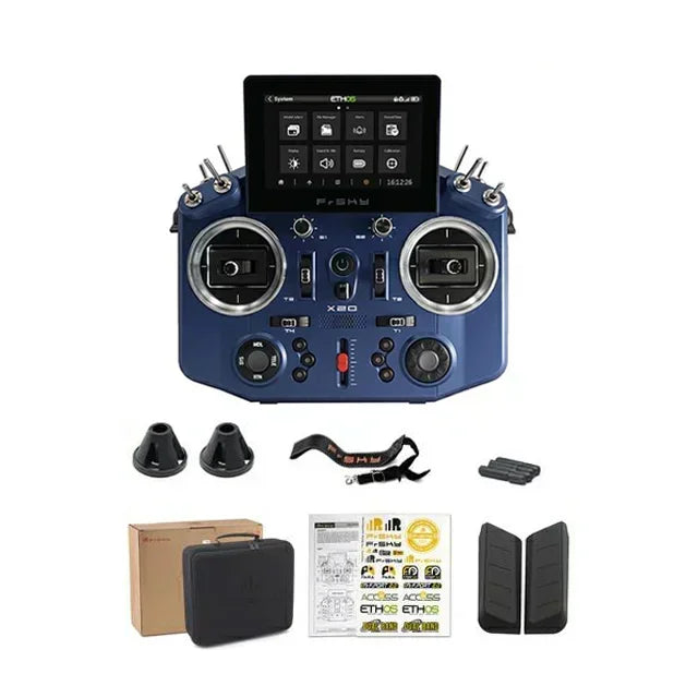 FrSky Tandem X20 / X20S RC Transmitter — Dual-Band 900M/2.4G, ETHOS, Hall Gimbals, 16/32CH, 50-100km TD Mode