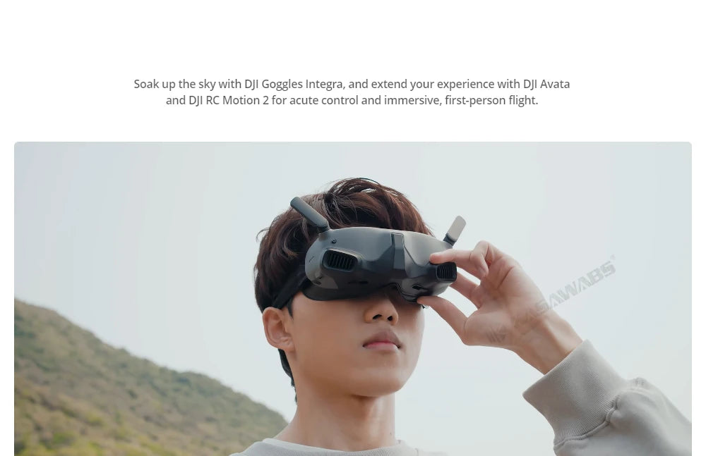 dji goggles integra battery Original DJI Goggles Integra Motion Combo 1080p Micro-OLED 100Hz 700 Nits HD Display Stunning Colors 410g Two-Hour Battery Life