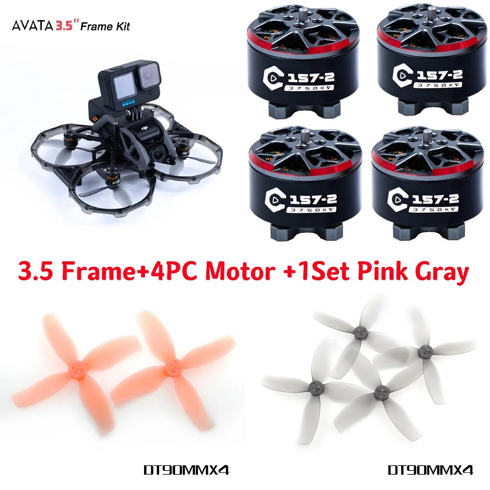 Axisflying AVATA 3.5 Upgrade Frame Kit With C157 V2 HQ Prop T2.9X2.5X5 Perfect Set To Upgrade Original DJI AVATA