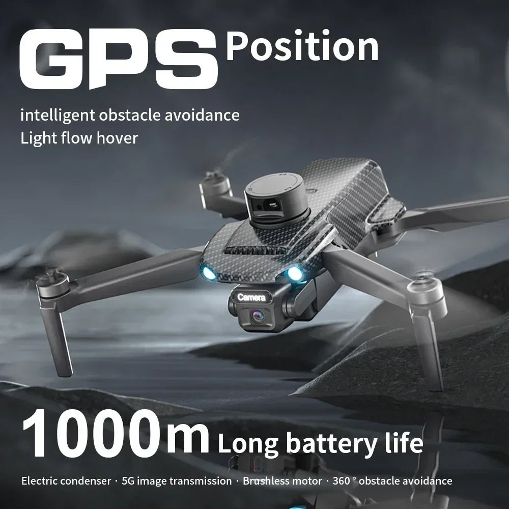 U99 Drone 5G GPS Professional 6K HD Aerial Photography Dual-Camera 360° All-around Laser Obstacle Avoidance Drone 1000M Toys