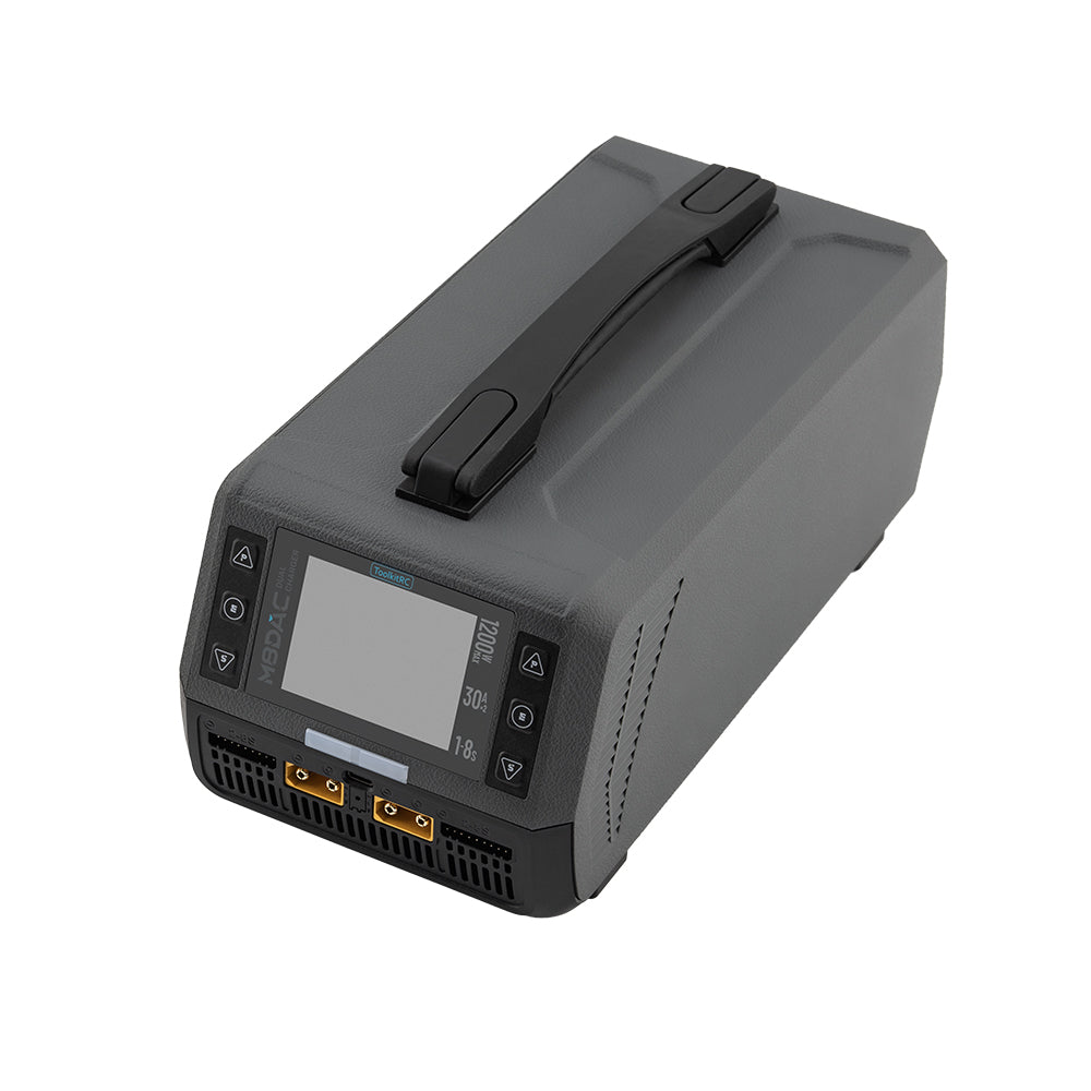 Toolkitrc M8DAC Type-C PD 1-8S Dual Channel High Power Li-ion Battery Balancer Charger 1200W 30A