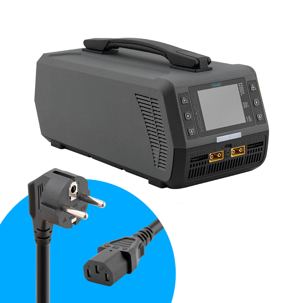 Toolkitrc M8DAC Type-C PD 1-8S Dual Channel High Power Li-ion Battery Balancer Charger 1200W 30A