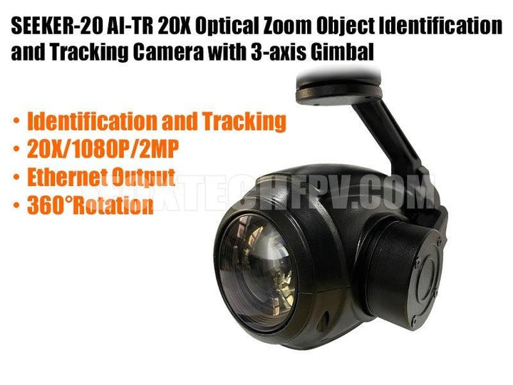 SEEKER-20 AI-TR 20X Object Identification and Tracking Camera with 3-axis Gimbal