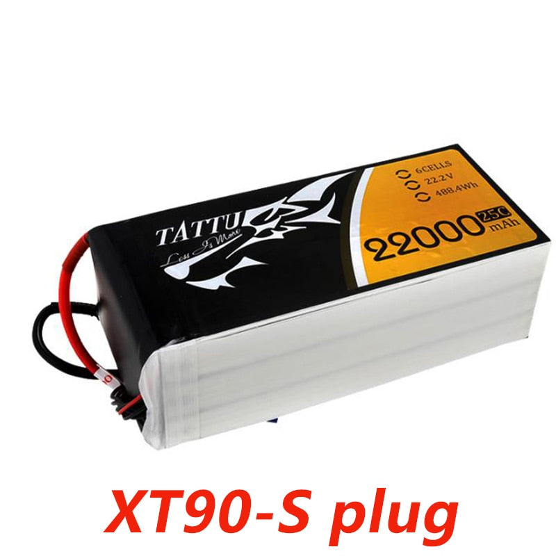 Tattu 22000mAh 22.2V 25C 6S Lipo Battery