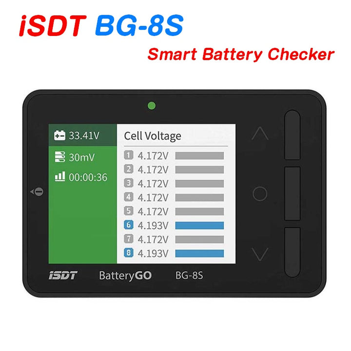 ISDT BattGo BG-8S Smart Battery Checker Balancer Receiver Signal Tester Quick Charge Function - Thedroneflight