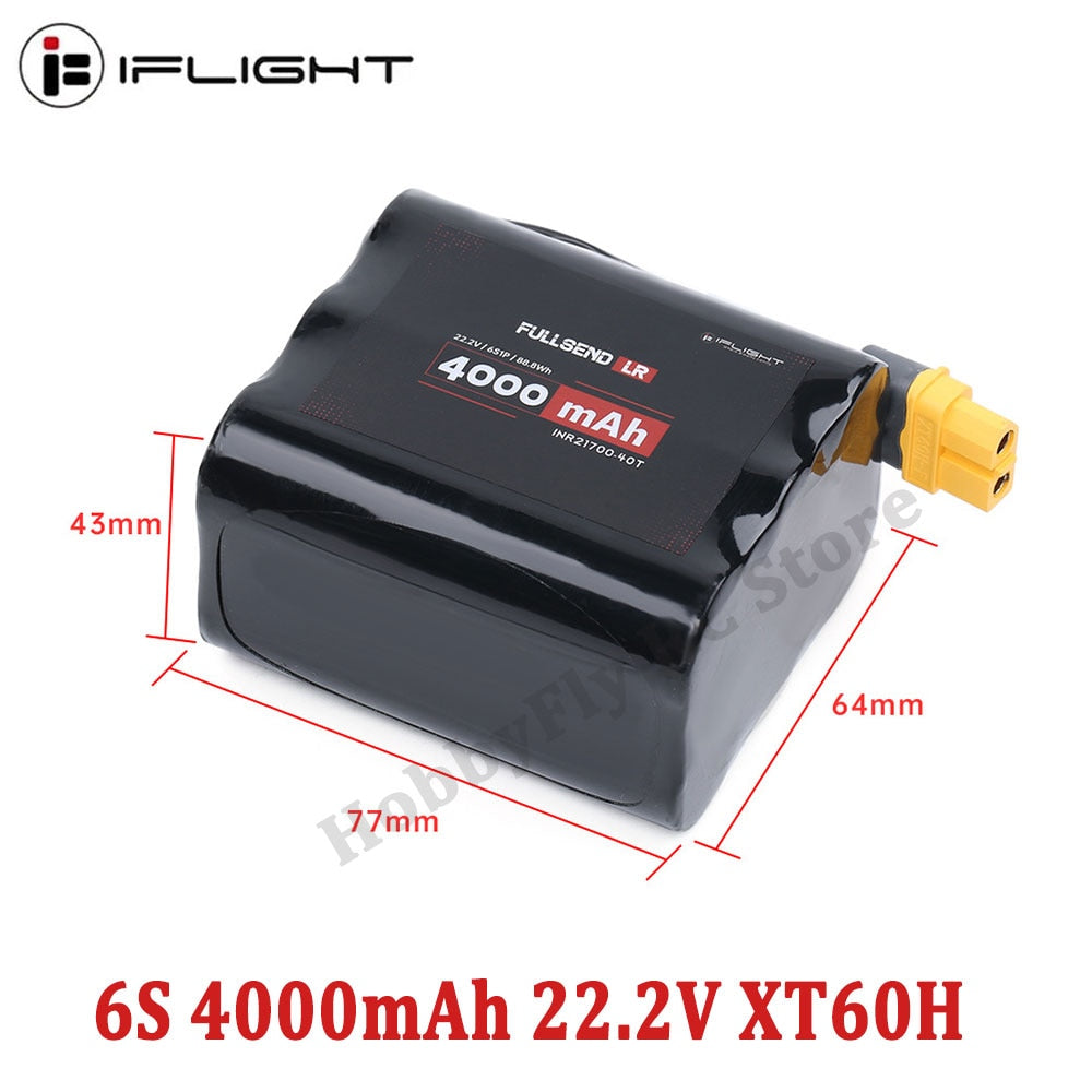 iFlight LR Series 4000mAh 6S 22.2V With XT60H Connector
