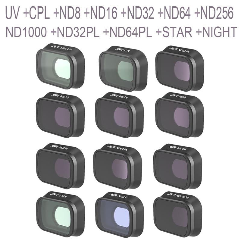 DJI Mini 3 Pro Camera Lens Filter MCUV CPL ND8 ND16 ND32 ND64 ND256 ND/PL Filters Kit for Mavic Mini 3 Pro Drone Accessories