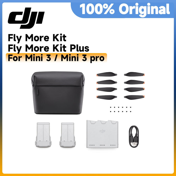 DJI Mini 3 Pro Fly More Kit/Kit Plus Intelligent Flight Battery Plus Two-Way Charging Hub Propellers Shoulder Bag for Mini 3 Pro