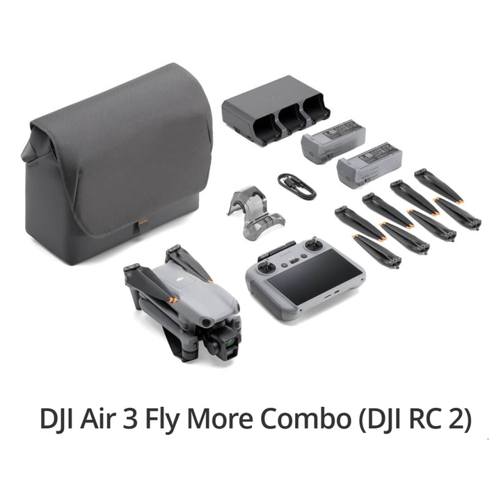 DJI Air 3 Fly More Combo Dual-Camera 48MP Photos 46-Min Max Flight Time O4 20km HD Video Transmission