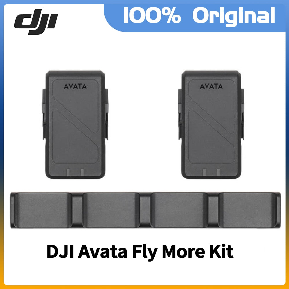 Original DJI Avata Fly More Kit Avata Intelligent Flight Battery 2420mAh Max 18mins Power for Avata Dji Accessoires In Stock