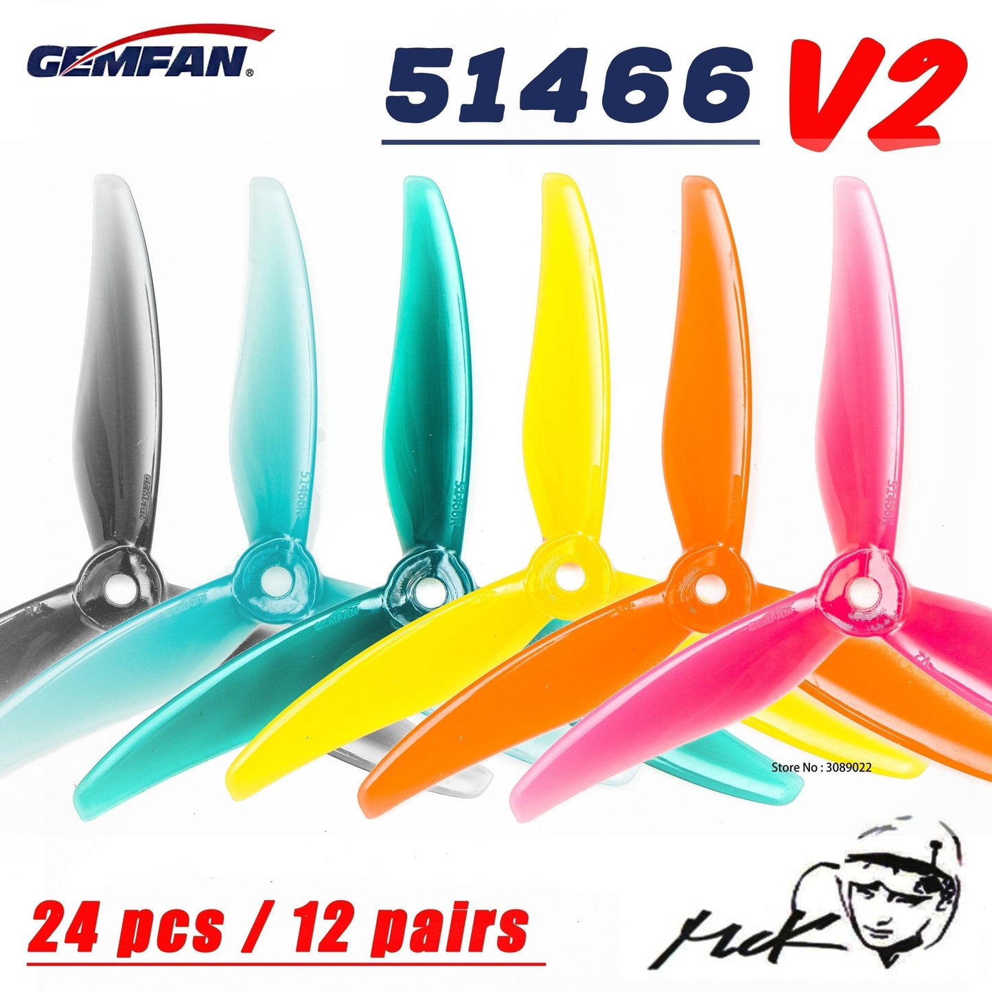 Gemfan 51466 V2 Propeller