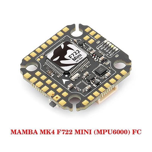 DIATONE MAMBA MK4 F722 MINI Flight Controller MPU6000 W/ F40_128K/ Reactor_44/66 ESC Dshot 300/600/1200 3-6S
