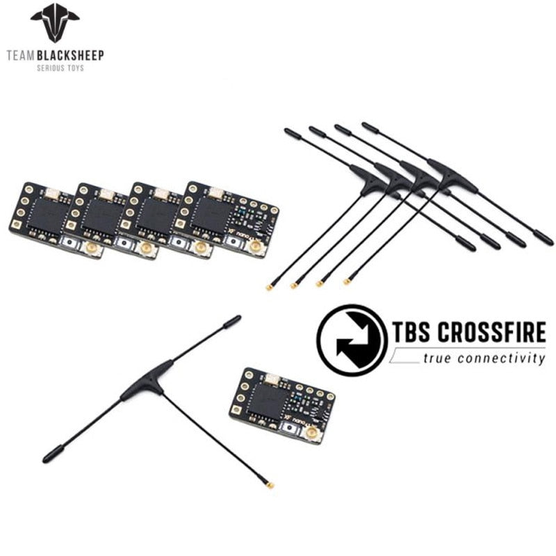 Team BlackSheep TBS Crossfire Nano RX SE 5-Pack Combo (w/ Immortal T Antenna V2) - Thedroneflight